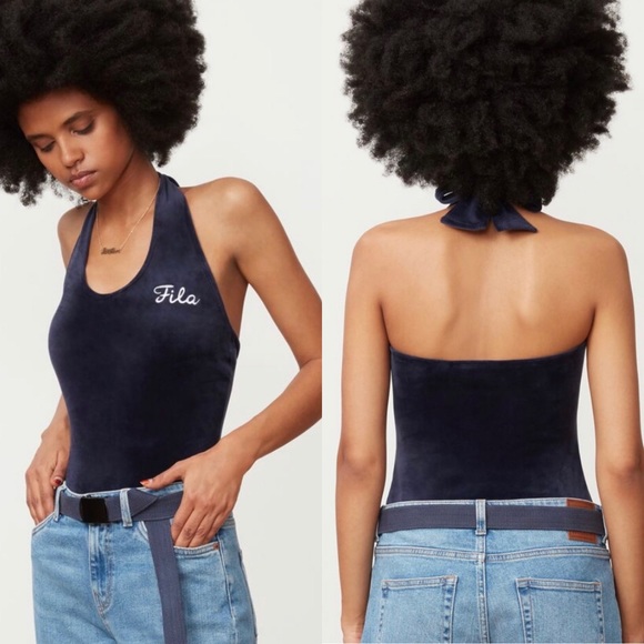 Fila Tops - Fila Philomena Peacoat Bodysuit